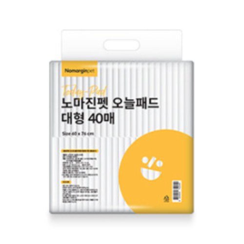 인터펫코리아 노마진펫 오늘패드 대형 40매 (4개)