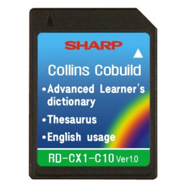 샤프 리얼딕 RD-CX1-C10(RD-CX1용 Collins 영어카드)_이미지