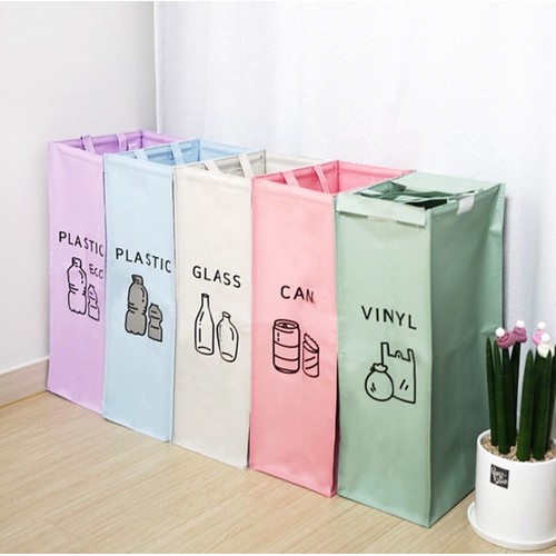 카사루 재활용 분리수거함 슬림 대형 5P_이미지