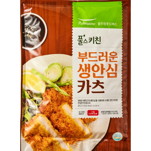 풀무원푸드머스 풀스키친 부드러운 생안심카츠 1kg (1개)