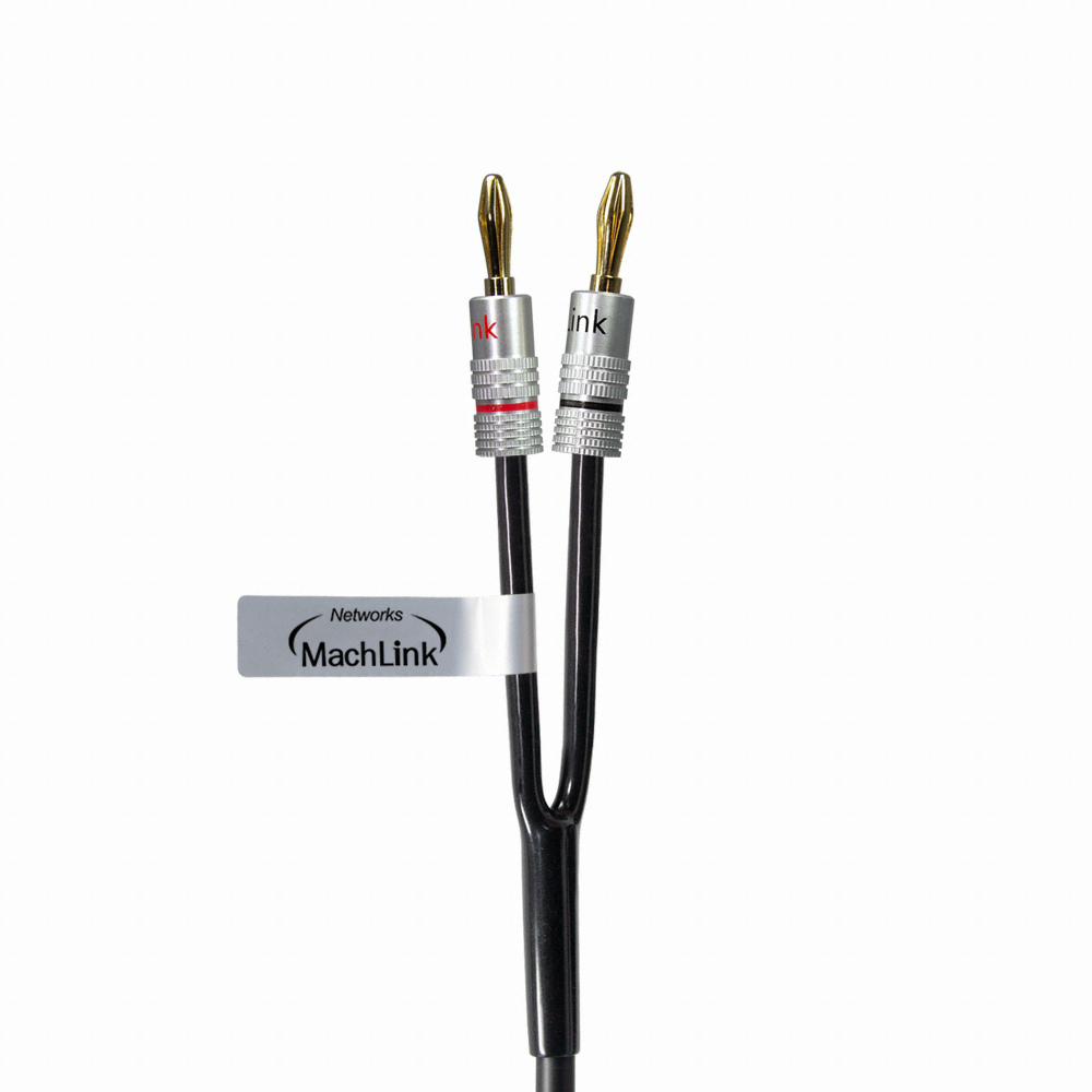 마하링크 국산 블랙 30C 바나나플러그 케이블 (ML-3PN30, 30m)_이미지