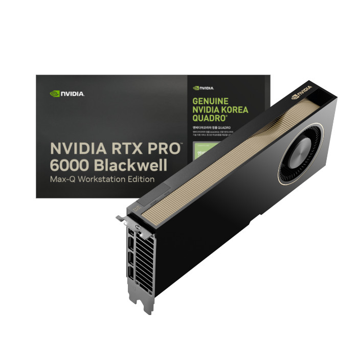 NVIDIA RTX PRO 6000 Blackwell MAX-Q 워크스테이션 에디션 D7 96GB