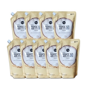 애경 순샘 NEW 쌀뜨물 주방세제 리필 1L 9개 /눌러붙은 오염에 강한세제