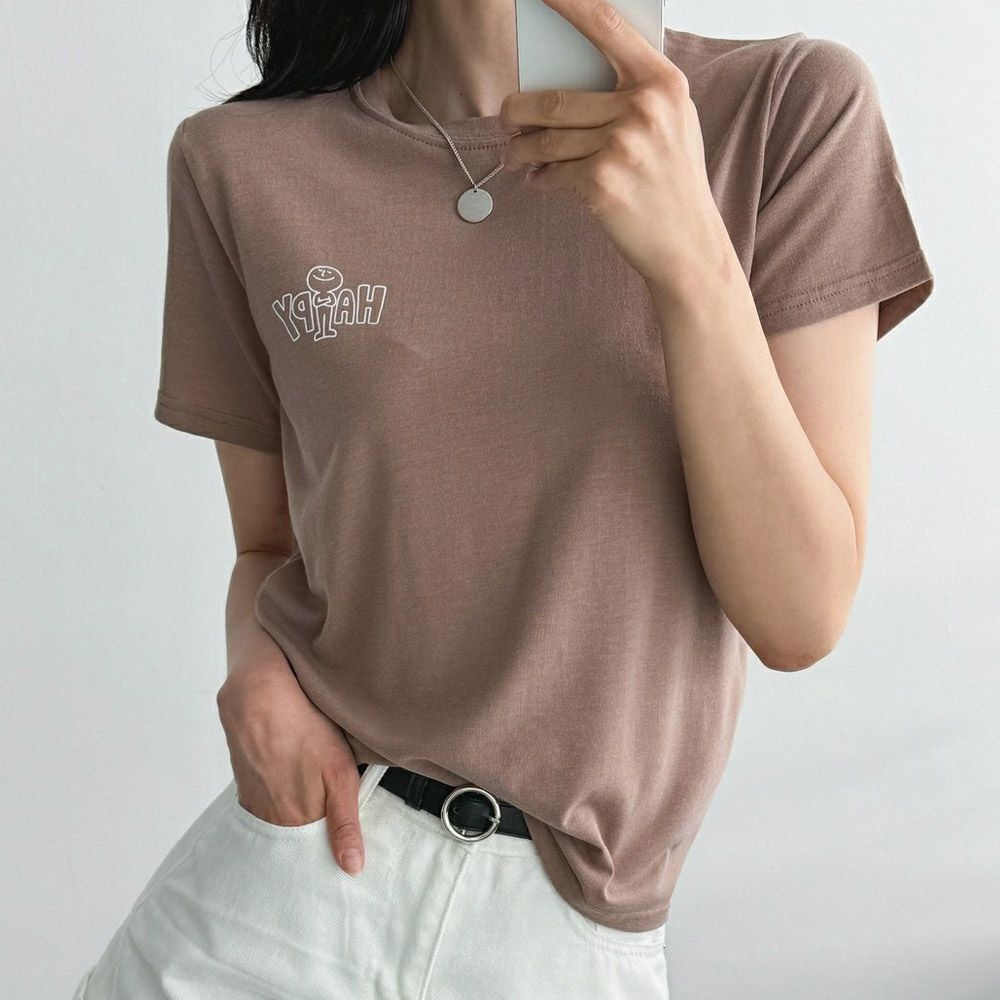 나야홍 빅사이즈 606 해피스마일맨티셔츠 DNMY068 50943459