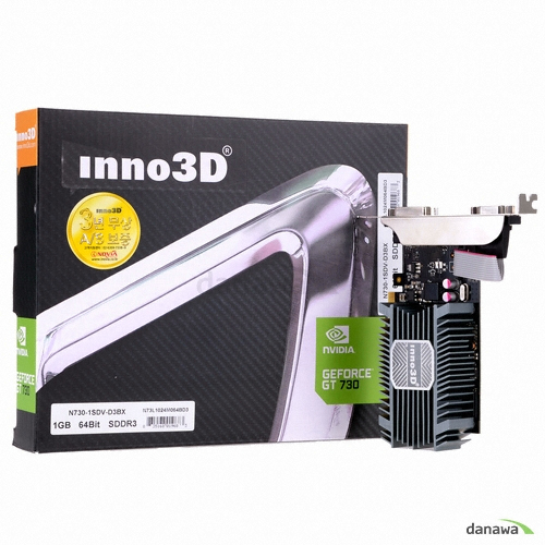 INNO3D 지포스 GT730 D3 1GB LP 무소음