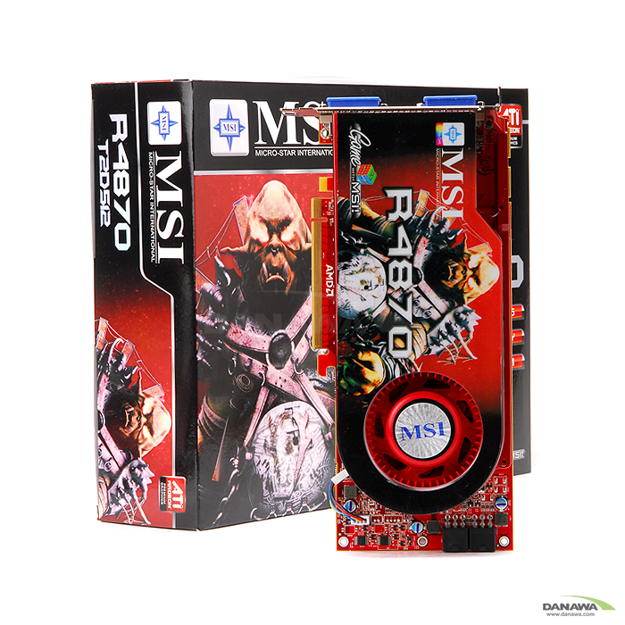 MSI �󵥿� HD 4870 R4870-T2D512 OC 512MB