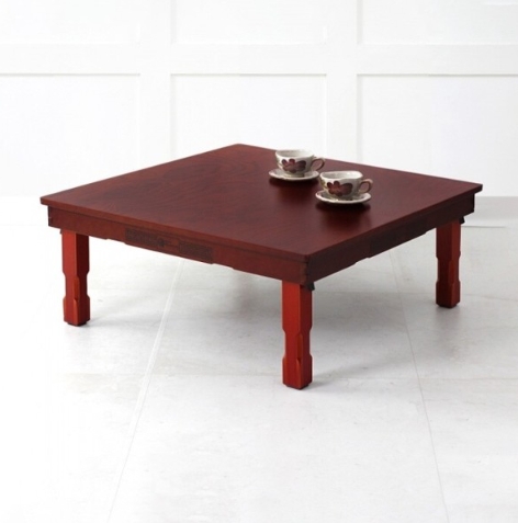 박씨상방 1도 핸드메이드 칠기 교자상 (80x80cm)_이미지
