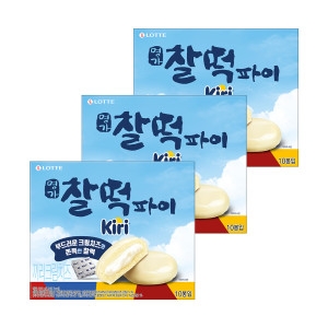 롯데제과 명가 찰떡파이 끼리크림치즈 250g (3개)