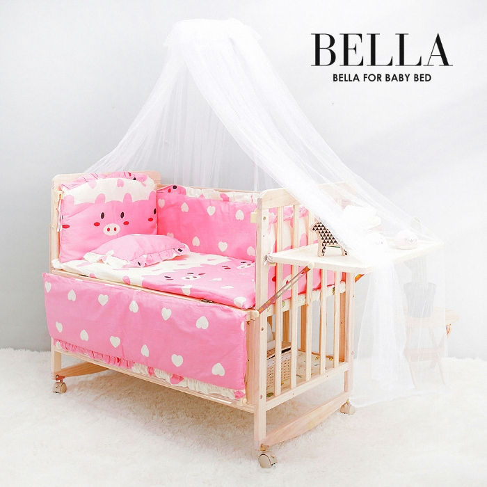 벨라 멀티형 원목 아기침대_이미지