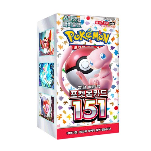 포켓몬코리아 포켓몬카드 스칼렛 바이올렛 강화확장팩 151 20팩 (140장)_이미지
