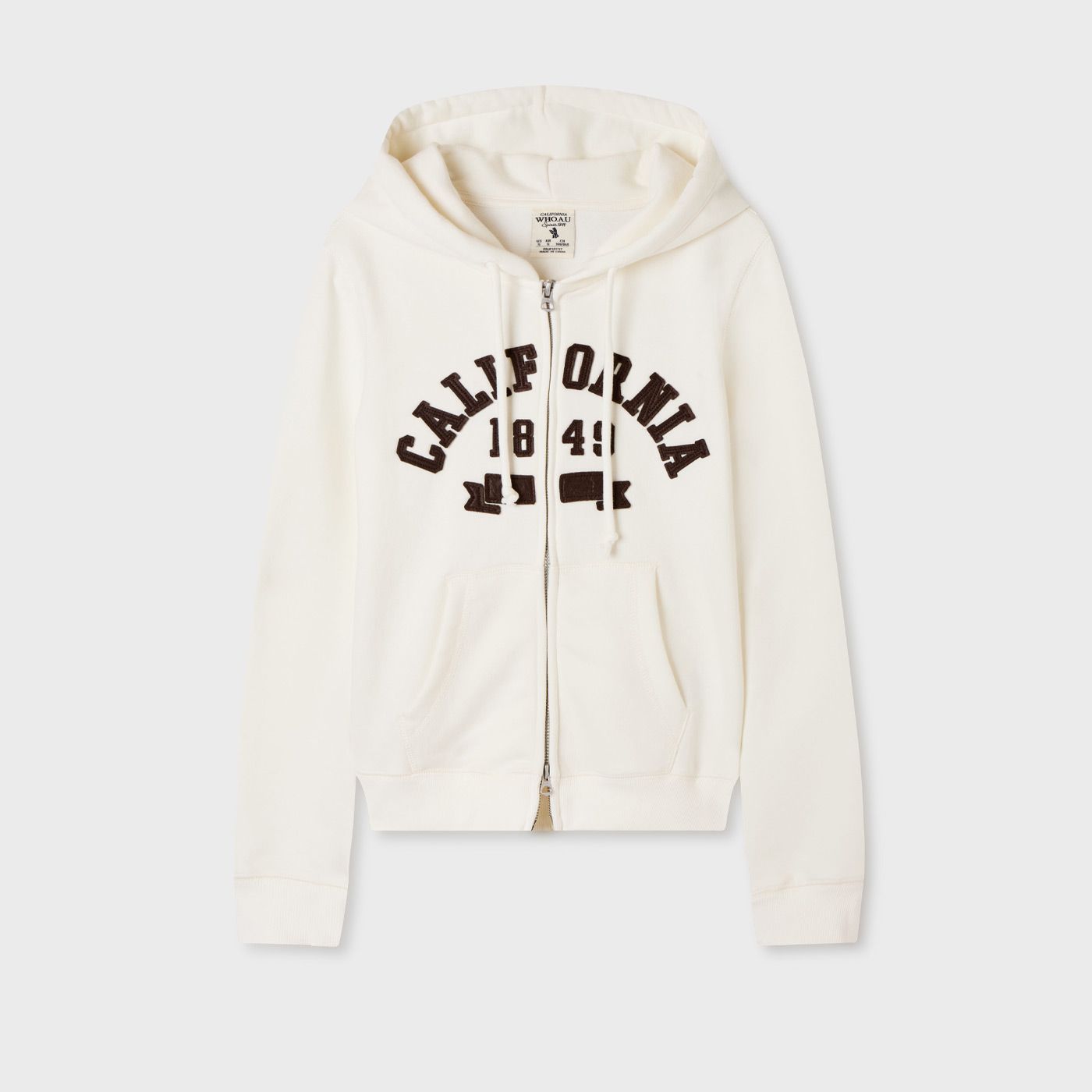 여성 Signature Slim-fit Patch Hood Zip-up WHMZG4991F
