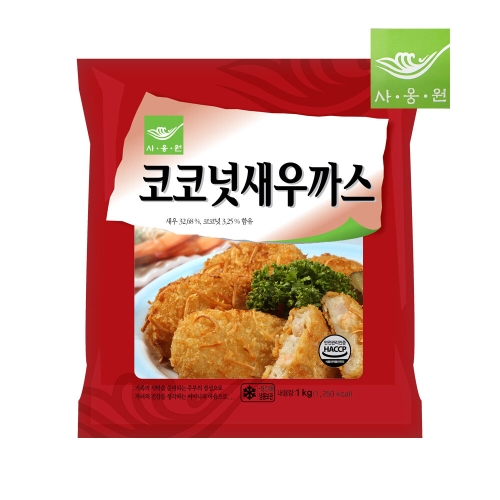 사옹원 코코넛 새우까스 1kg (1개)