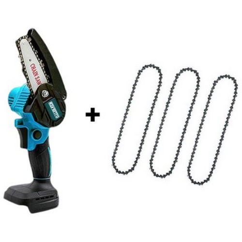 4인치 미니 체인톱 + 체인톱날 3개