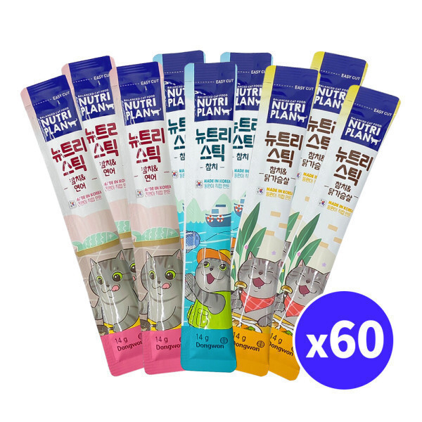 뉴트리플랜 뉴트리스틱 콤보 14g (60개)_이미지