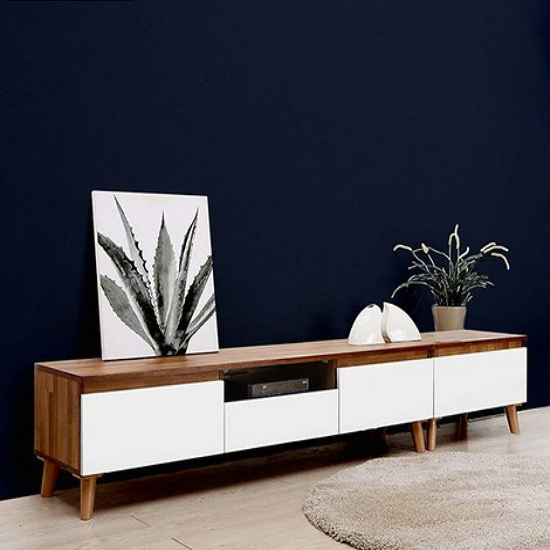 BIF보루네오 라보떼 퀸즈 멀바우 거실장세트 2100