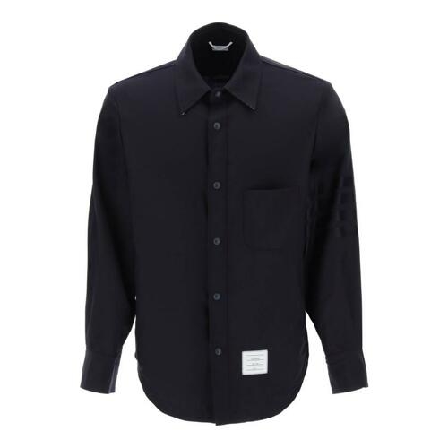  톰브라운 플란넬 스냅 프런트 셔츠 자켓 MJO055A 06393 415