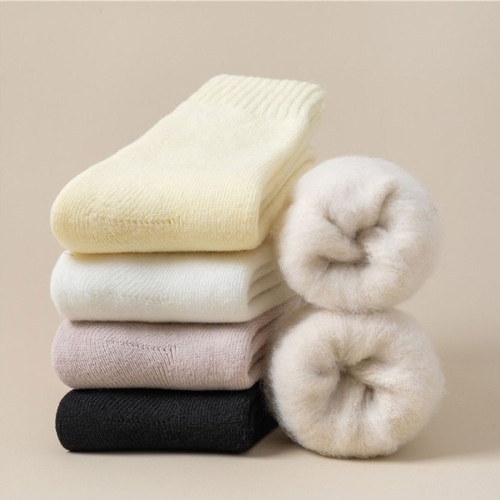 오너클랜 여성 스노우 따뜻한 기모 두꺼운 털양말 방한양말 WDC4477_250919