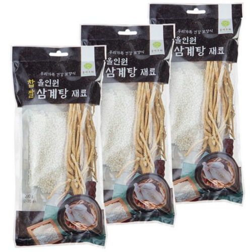 올인원 찹쌀 삼계탕 재료 200g