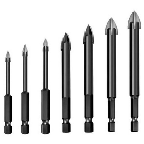로인코 고강도 만능 십자 타공 드릴 비트 (7pcs)
