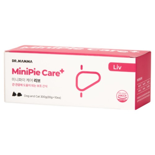 닥터맘마 미니파이 케어 리브 300g (30g x 10p)이미지입니다. 누르면 해당 게시물로 새창이동합니다.