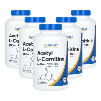 뉴트리코스트 아세틸 l-카르니틴 500mg 180캡슐 (5개)_이미지