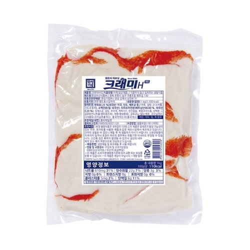 크래미H 냉동 지 간단든든한 다이어트 힐링간식 1kg