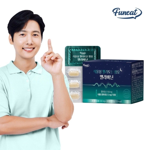 퍼니트 식물성 멜라토닌 함유 멜라바닌 30정 (1개)_이미지