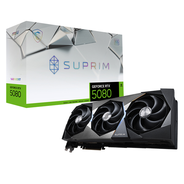 MSI 지포스 RTX 5080 슈프림 SOC D7 16GB 하이퍼프로져
