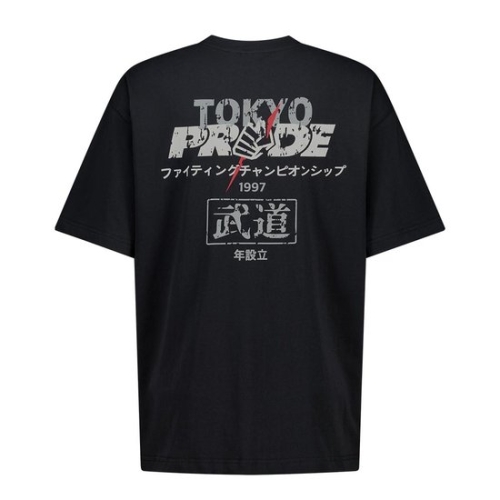 UFC SPORT 프라이드 릴렉스핏 반팔 티셔츠 블랙 U2SSV3118BK_이미지