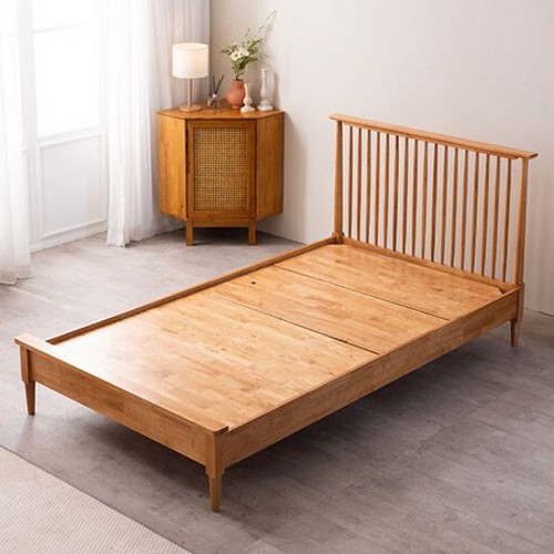 삼익가구 비버 원목 침대 SS (파워본넬스프링)_이미지