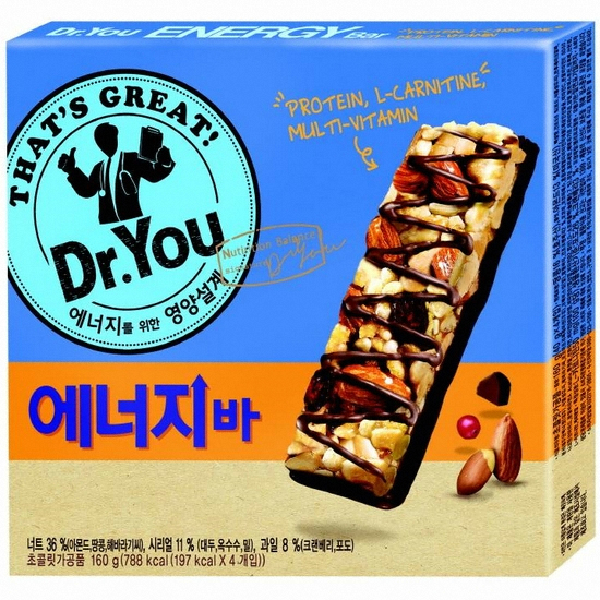 오리온 닥터유 에너지바 4개입 160g (1개)_이미지