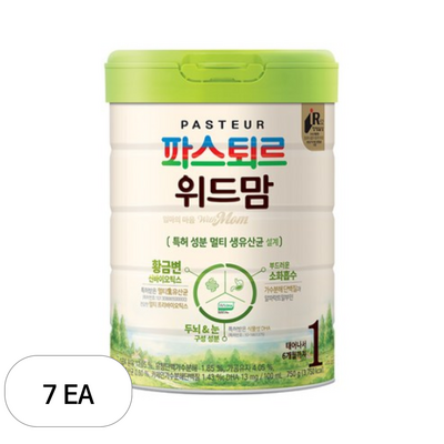 파스퇴르 위드맘 제왕 1단계 750g (7개)_이미지