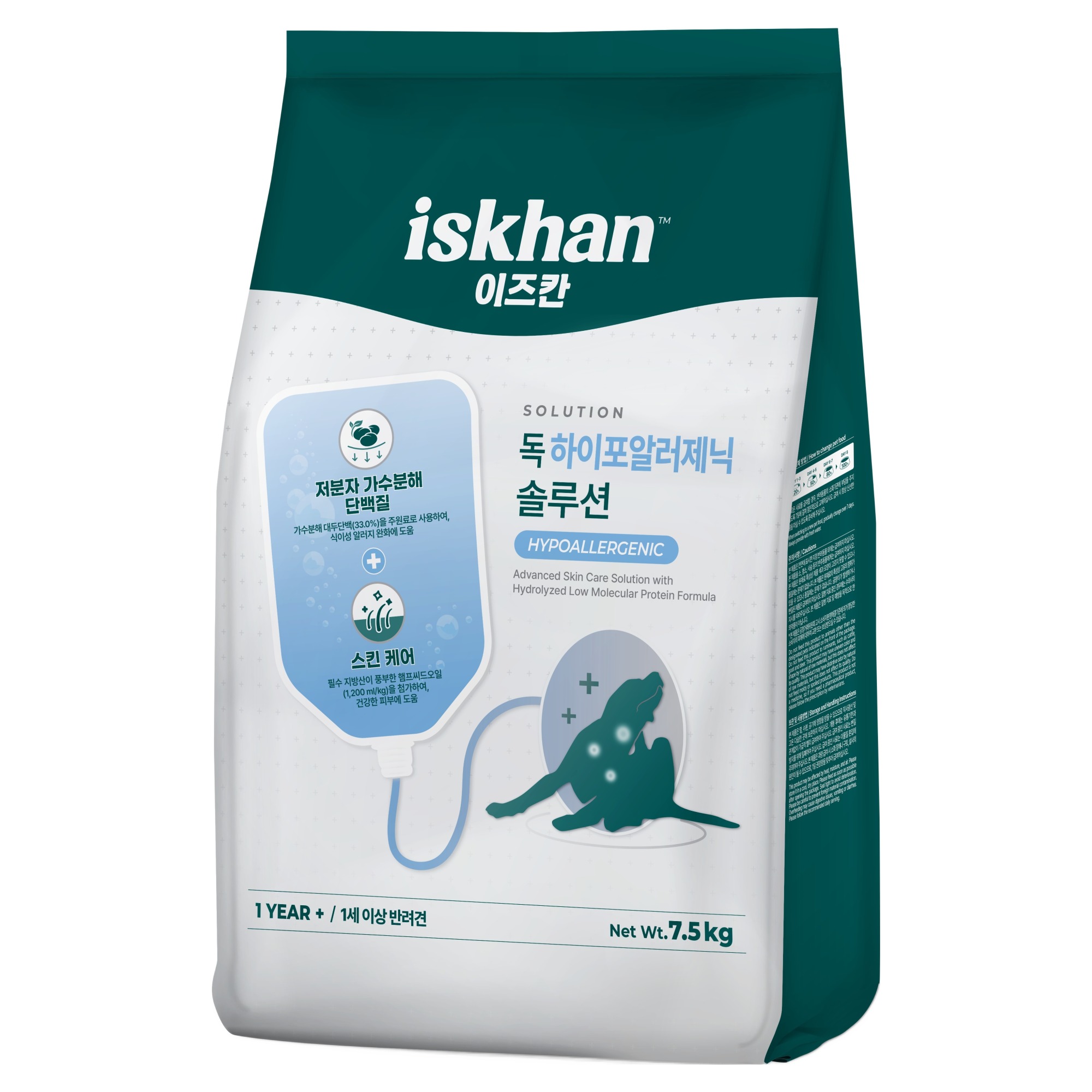 이즈칸 독 하이포알러제닉 솔루션 7.5kg (1개)_이미지