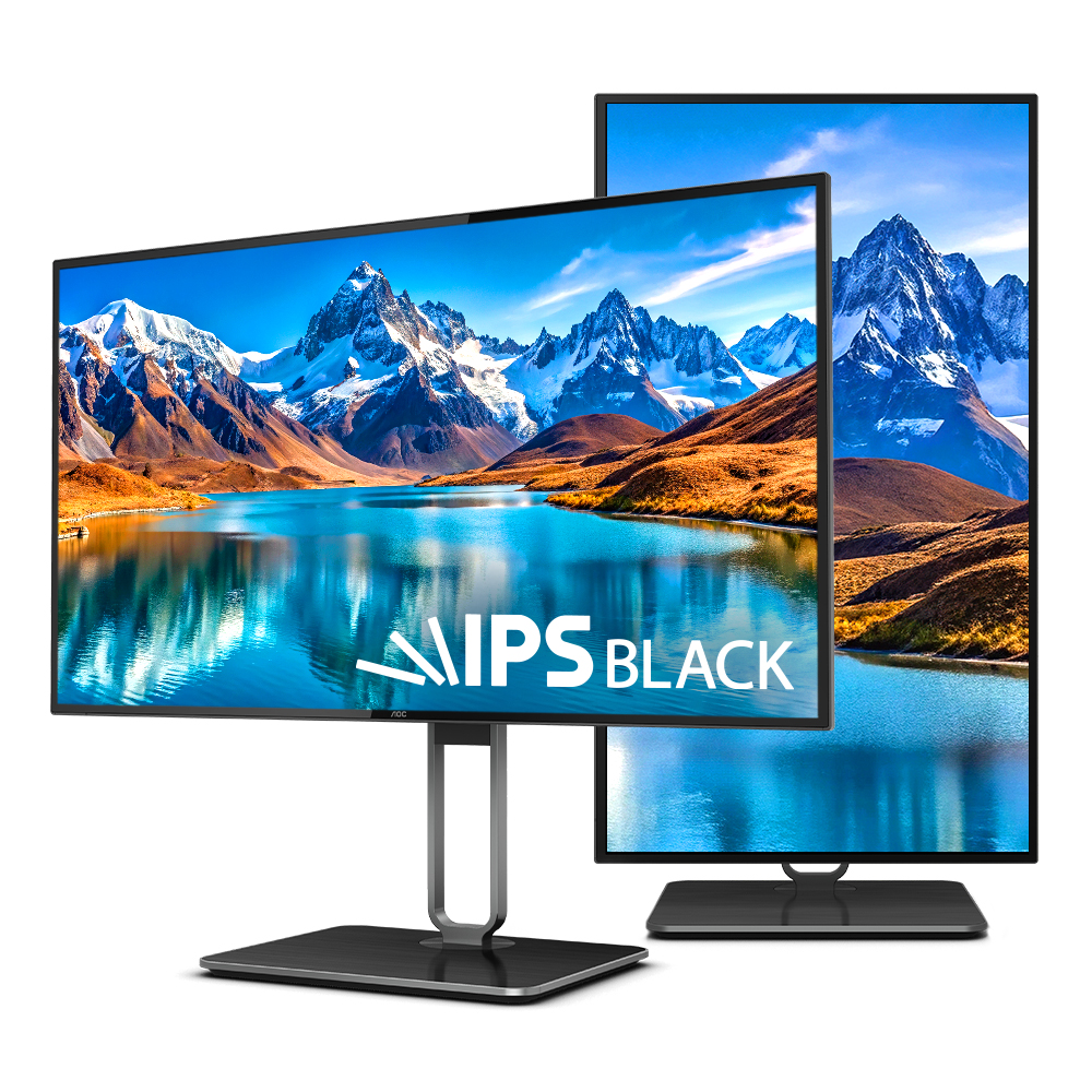 알파스캔 AOC U27U2DP 나노 IPS 블랙 도킹스테이션 HDR 400 피벗 무결점