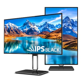 알파스캔 AOC U27U2DP <b>나노</b> <b>IPS</b> 블랙 도킹스테이션 HDR 400 피벗 무결점