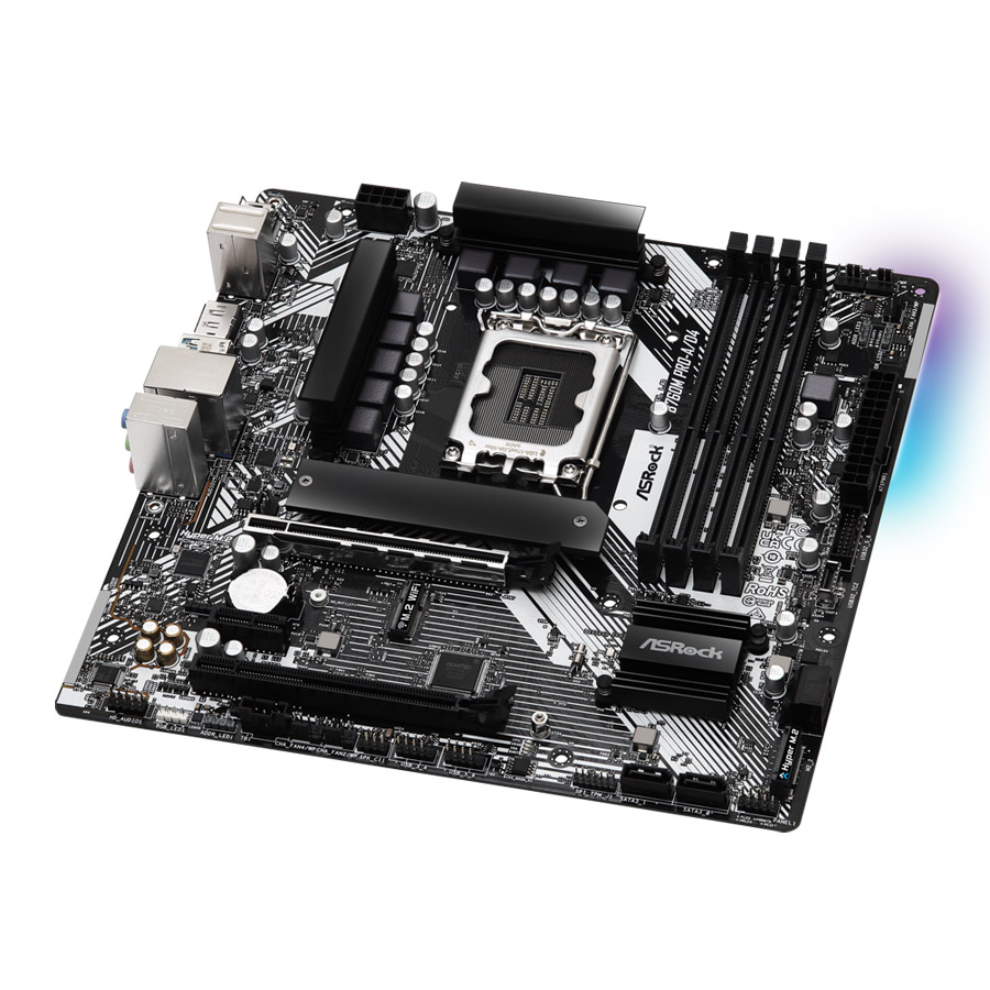 ASRock B760M Pro-A/D4 + WiFi6E 모듈 패키지 디앤디컴_이미지