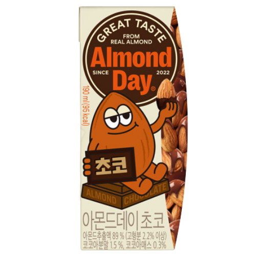 아몬드데이 초코 190ml