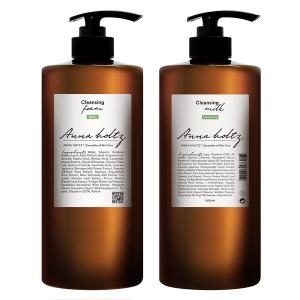 안나홀츠 선크림 메이크업 완벽 클 징 2종세트 저자극 순한 대용량 폼 클 징밀크 1000ml_이미지