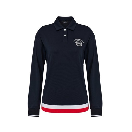 CO 배색 포인트 폴로 스웻셔츠 WWP26251N9