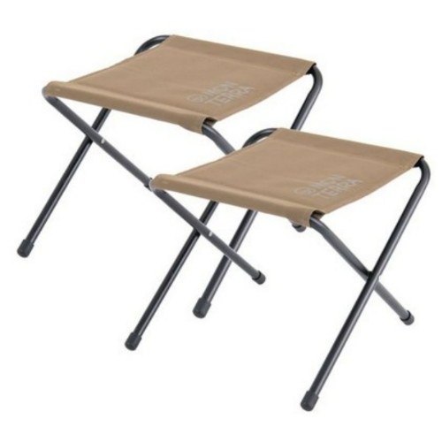 카라신 몬테라 와이드 BBQ 체어 2개 (탄)_이미지