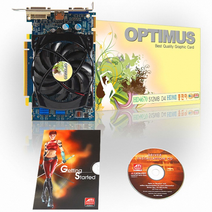 유니텍전자 라데온 HD 4670 OPTIMUS 종민이 HDMI D4 512MB_이미지