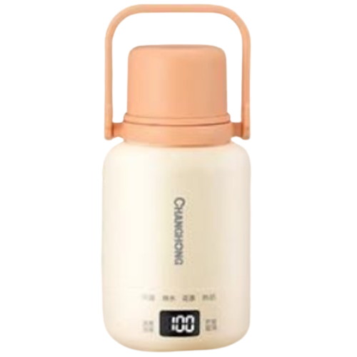 창홍 충전식포트 보온병 휴대용 무선 충전식 600ml 기본모델 (해외구매)_이미지