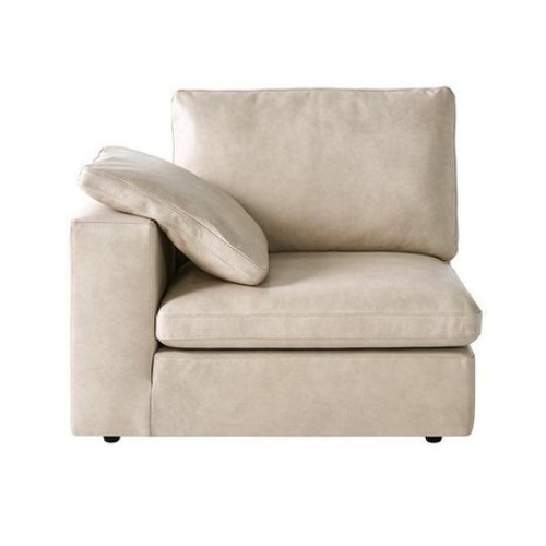 까사미아 캄포레더 모듈 천연가죽 소파 1인용