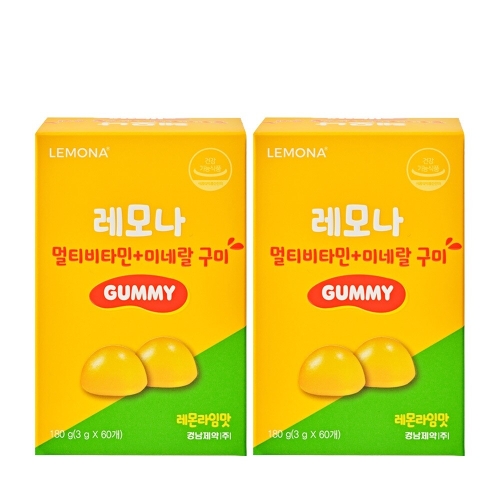 레모나 멀티비타민 미네랄 구미 60구미 (2개)_이미지