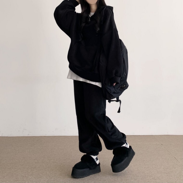 데일리코지 소프트 후드 조거 셋업 페미닌룩 SNY-0013 SNY-1001016