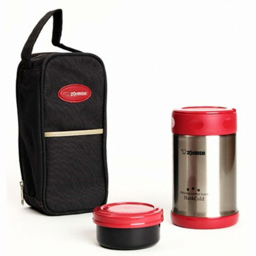 조지루시 보온죽통 레드 500ml