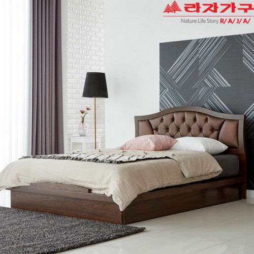 라자가구 사파이어 침대 Q (채움마이크로업9S라텍스독립)