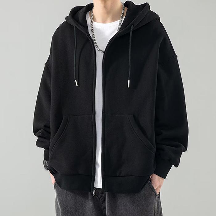 남성 캐주얼 일상 베이직 후드집업 IS-JK48 19778345A