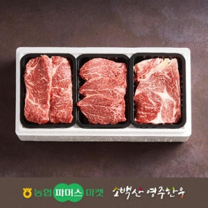 영주한우 정성드림 실속 스테이크용 구이세트 4호 1.5kg