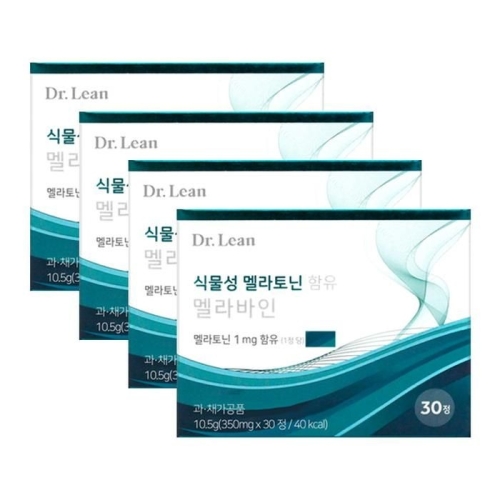닥터린 식물성 멜라토닌 함유 멜라바인 350mg 30정 (4개)_이미지